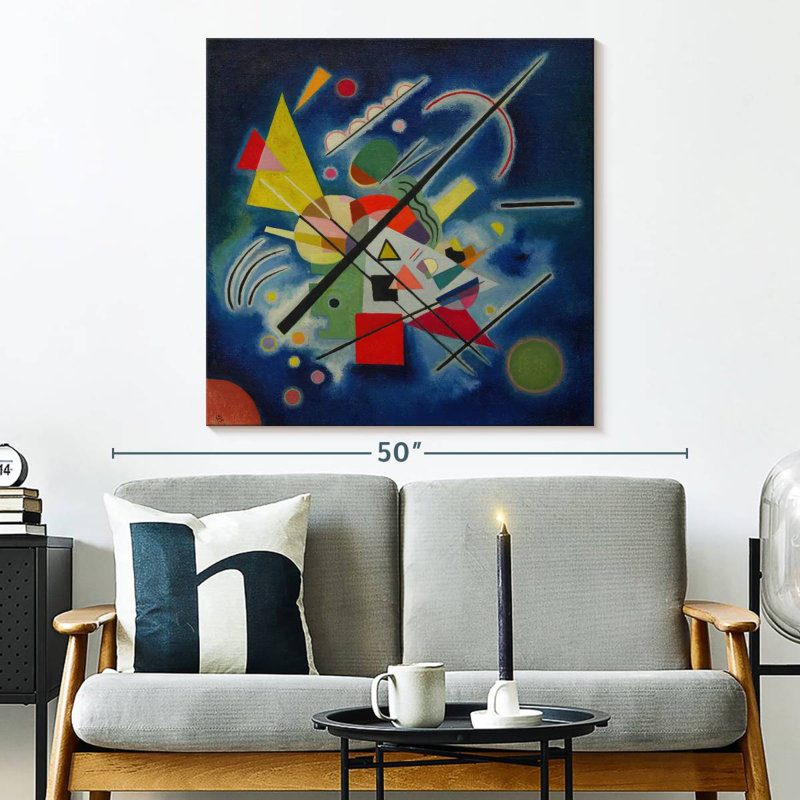 Avery - peinture bleue - 1924, H 33 po x l 33 po