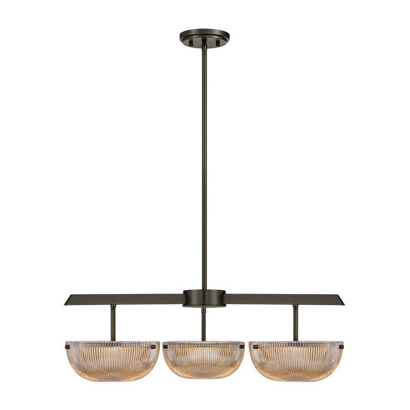 Hubbard Chandelier, Mediterranean Bronze, 3