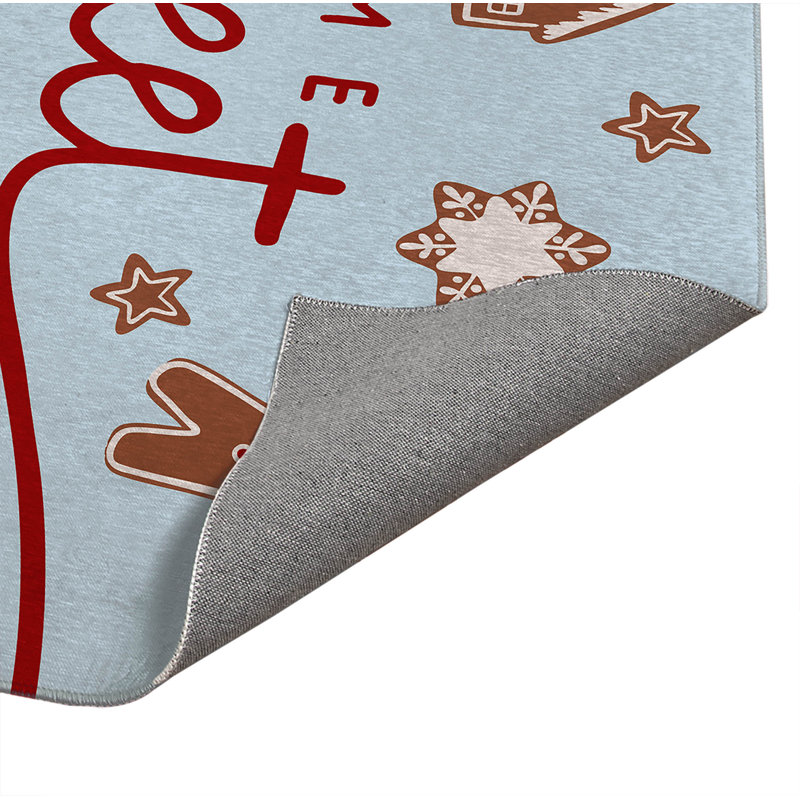 Paillasson Gingerbread, Argent argent, L 60 po x L 84 po