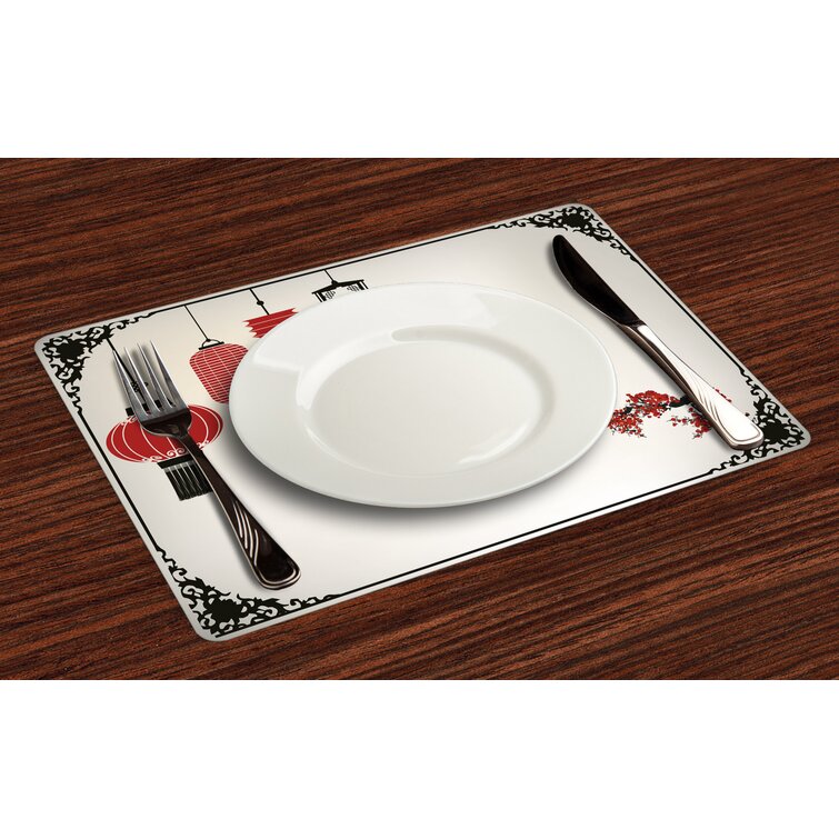 Bless International Polyester Abstract Rectangle Placemat - Wayfair Canada