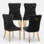 Chaises de salle à manger, chaise de salle à manger rembourrée haut de gamme avec anneau clouté-531111163-511006618-511006619