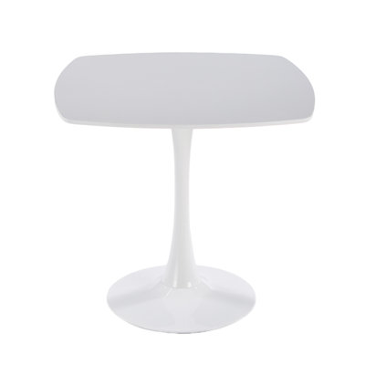 31.5 Inch White Square Dining Table