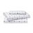 Lacoste Slice Cotton Percale Sheet Set, Crisp Feel & Breathable Bedding, Deep Pocket Fitted Sheet, Navy, Queen-119611958-119611957