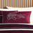 Lacoste Croc Decorative Throw Pillow, 100% Cotton Brushed Twill Accent Pillow, Modern Casual Home Decor Pillow with Iconic Crocodile Design, OEKO-TEX Certified, Burgundy, 16"x24"-124551268-125022010