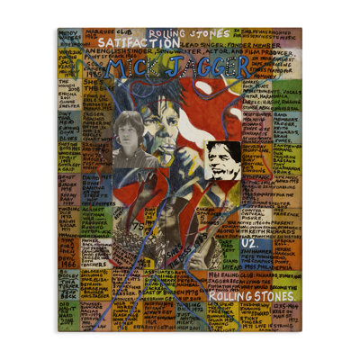 Art mural Mick Jagger par Sabin