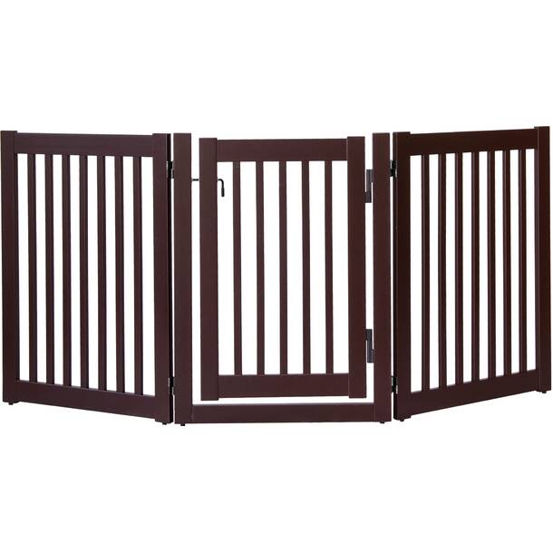 Archie & Oscar™ Clarissa Wood Free Standing Pet Gate & Reviews | Wayfair