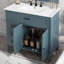 Meuble-lavabo simple 36 po avec comptoir en céramique Winifred-1893995166