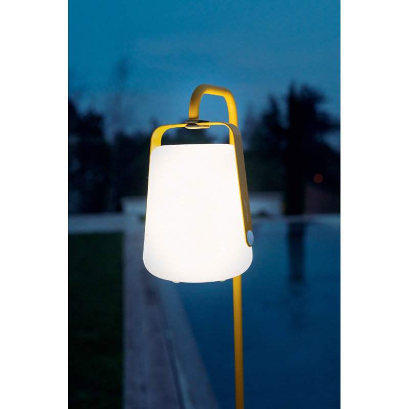 Balad LED Outdoor Wall Lantern, 10" H x 7.5" W x 7.5" D, Honey