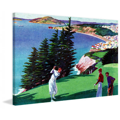 « golfing », reproduction d’impression sur toile