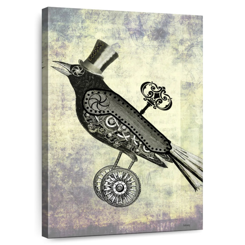 Brampt Steampunk Crow, 30" H x 20" W