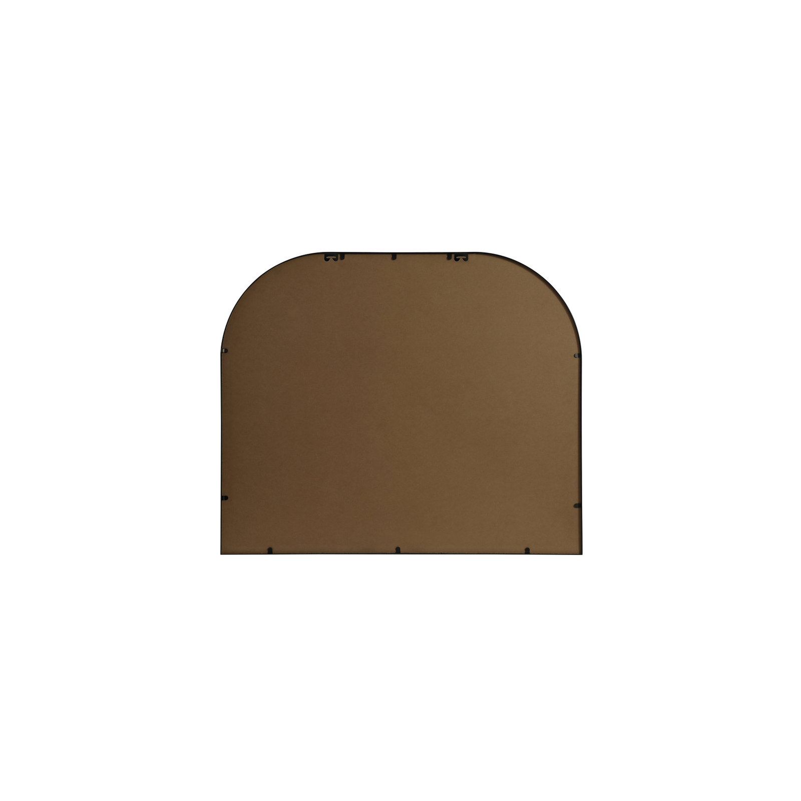 Sabine Metal Wide Arch Wall Mirror, Black, 34" x 40"