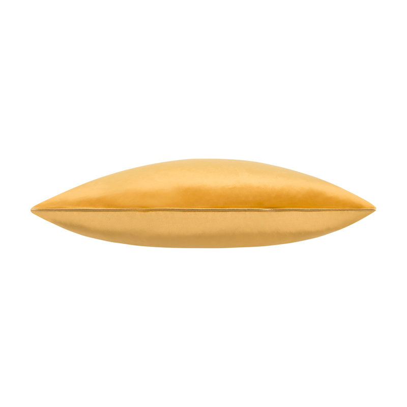 Noah Velvet Square Pillow Cover & Insert, Yellow