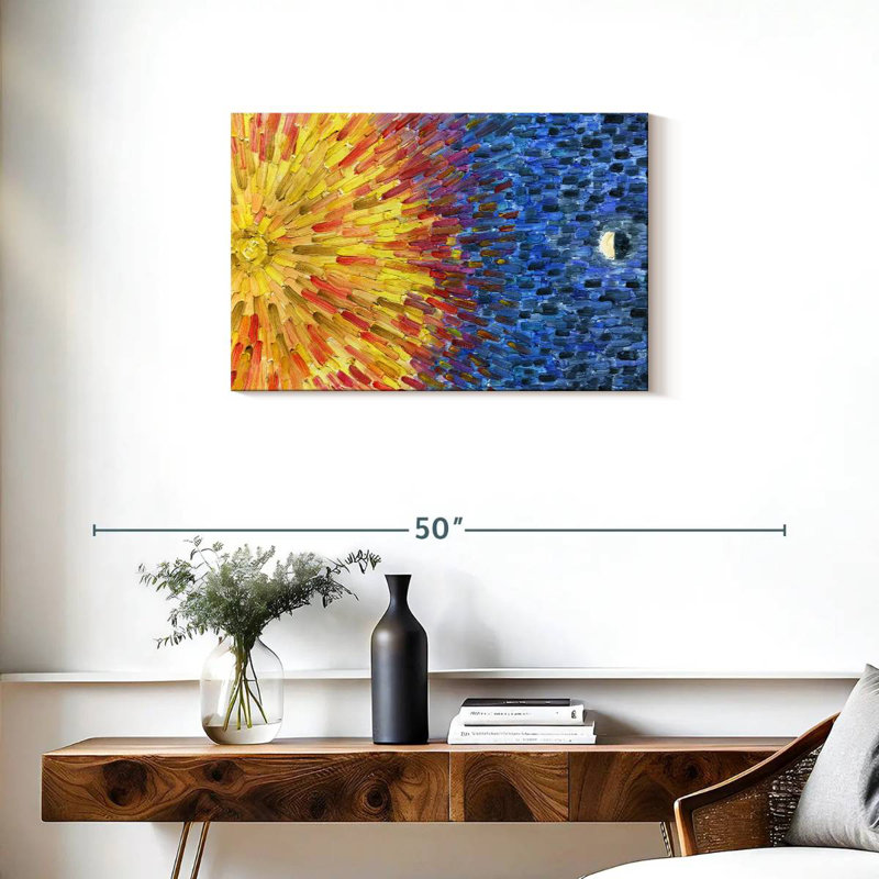 Oberle Moon Sun, 20" H x 30" W