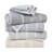 Naples Viscose Cotton Blend Medium Weight Textured Checkered and Ribbed Face Towels Washcloths-106802610