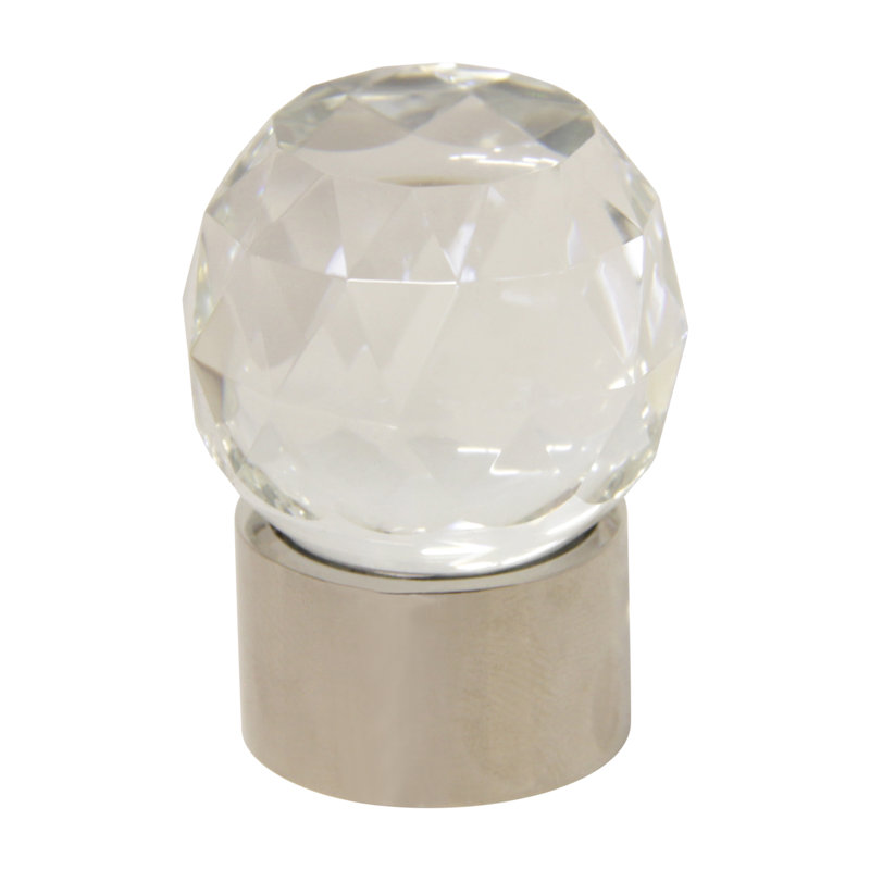 Poignée ronde 1 1/8 po, Nickel poli