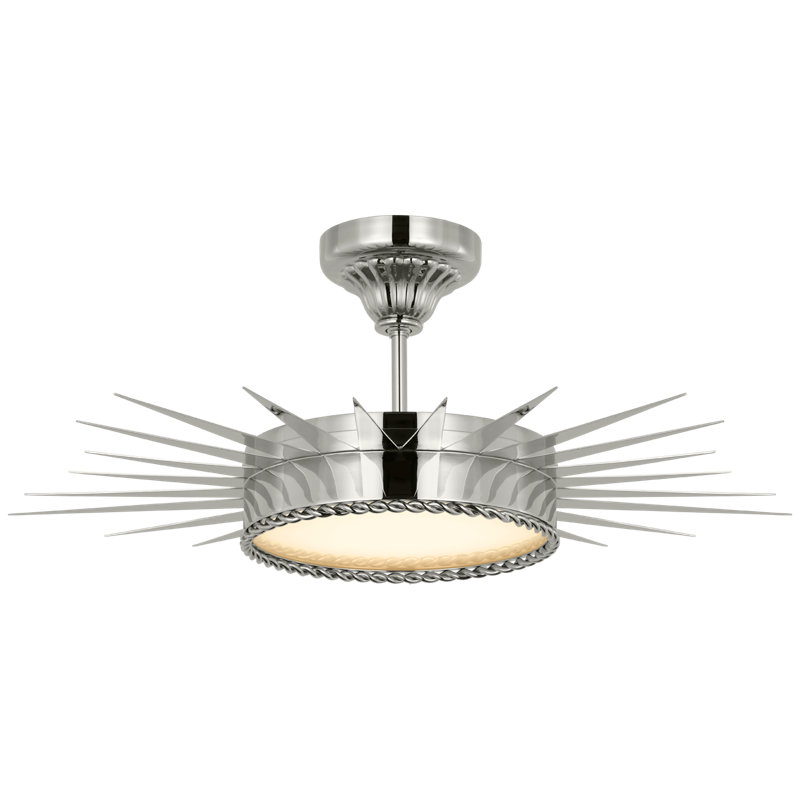 Soleil 1 - Light LED Semi Flush Mount by Suzanne Kasler