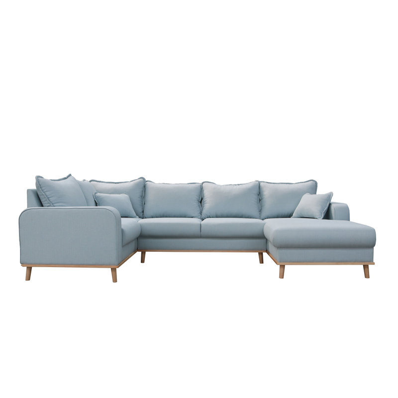 Beat 5 Seater Large Sectional, Right, Light grey