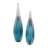 Minimalist Glass Teardrop Sculpture Object for Home Decor - Decorative Tabletop Figurine Statue Accent Ideal Decoration for Living Room or Entryway Table-92636039-86748758