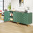31.5'' Wide 2-Door Buffets and Sideboards Cabinet Set with Hexagonal Pattern