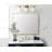 Yoselyne Aluminum Square Wall Mirror-175762872