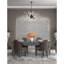 Luminaire suspendu unique à 10 lumières avec accents en cristal Francene-660317332-548626361