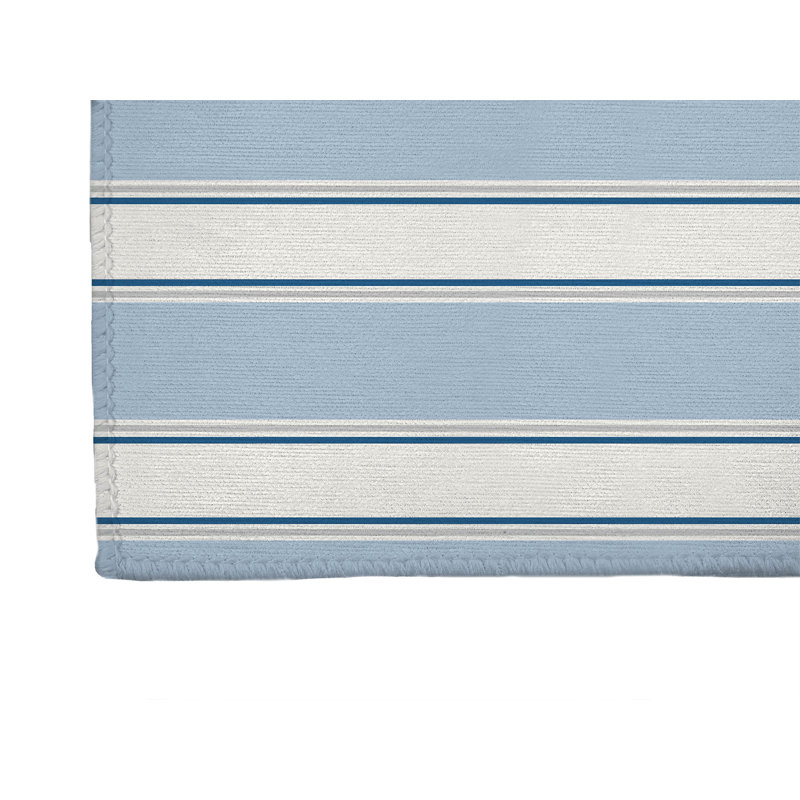 Tapis de bureau Cabana, L 24 po x P 36 po, Bleu