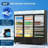 3 Glass Door Display Refrigerator, 54.3 Cu.Ft.-123263939
