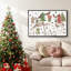 Reindeer Wishes Collection A, reproduction d'art sur toile-922561514-922561513