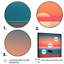 Patton Minimalistic Sunset pendant la pleine lune V - reproduction sur toile-87347563-87347568