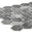 Eterna Hexx 12'' x 12'' Recycled Glass Mosaic-98413722