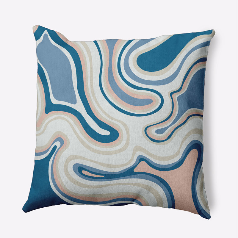 Polyester Indoor/Outdoor Throw Pillow, 18"H x 18"W, Square