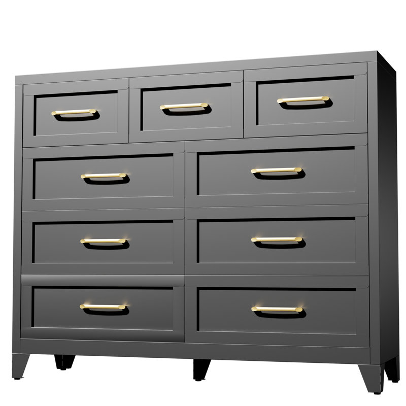 Commode à tiroirs en métal