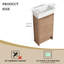 Meuble-lavabo simple avec plateau 16,13 Tynie