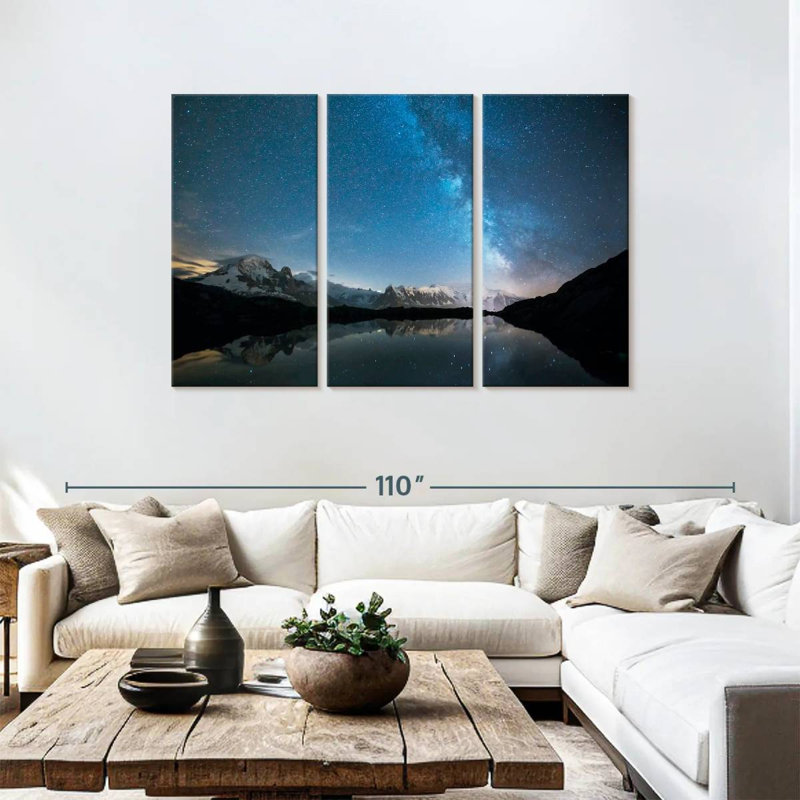 Oberle Milky Way Above Cheserys Lake, 48" H x 74" W