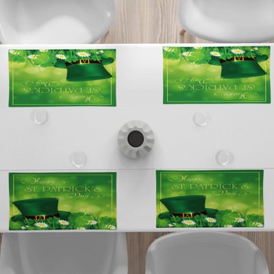 Polyester Abstract Rectangle Placemat