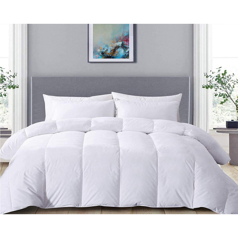 NightComfort 1 Tog Polycotton Hollowfibre Duvet, Super King