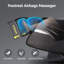 Faux Leather Heated Massage Chair-1254837802