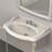 CeraStyle By Nameeks 21.06'' Glossy White Ceramic Rectangular Bathroom Sink with Overflow-17648742