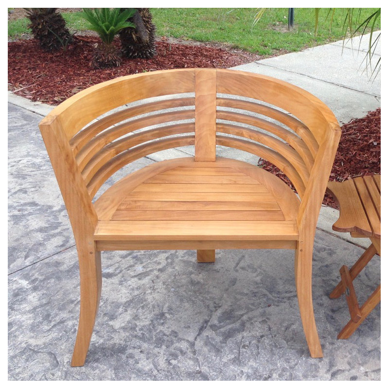 Chaise de patio en teck Toby