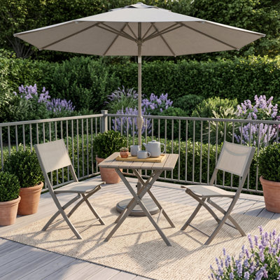 Chaises de patio, ensemble de 2