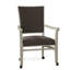 Selby Upholstered King Louis Back Arm Chair-697915189-697870048