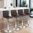 Swivel Upholstered Adjustable Height Counter Stool with Metal Frame-1115166551-1115289637