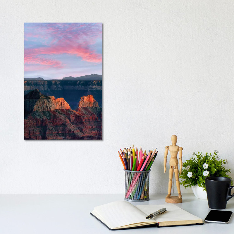 Sunset Grand Canyon by Dennis Frates - Wrapped Canvas Gallery-Wrapped Canvas Giclée, 20.32 cm H x 30.48 cm W