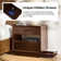 Nance Mid-Century Modern 3-Drawer Nightstand with Hidden Drawer and Built-In Outlets