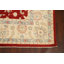 Tapis rouge noué à la main de conception unique 10 pi 1 po x 13 pi 8 po