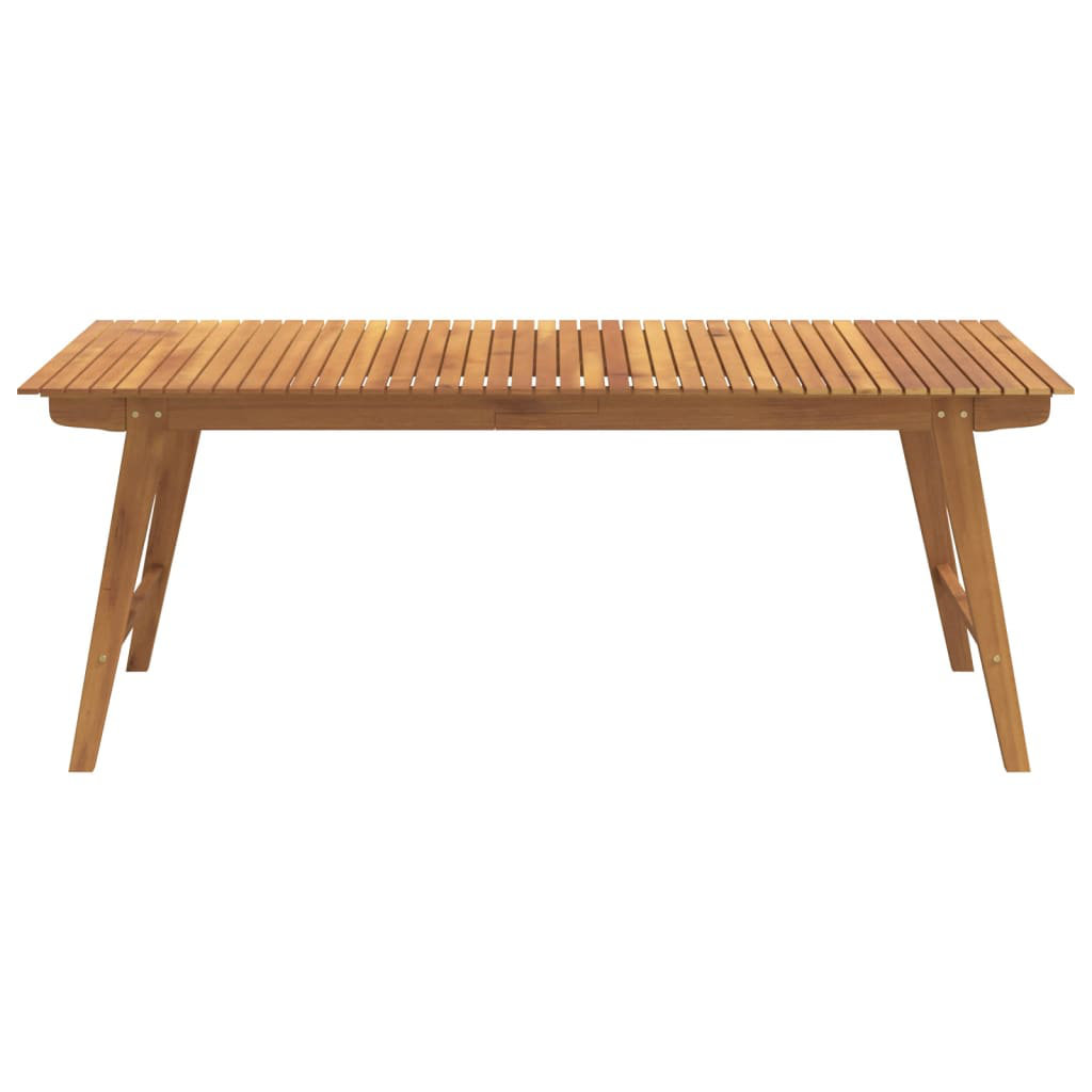Shantel Rectangular Acacia Outdoor Dining Table , 200cm cm W 90cm cm D