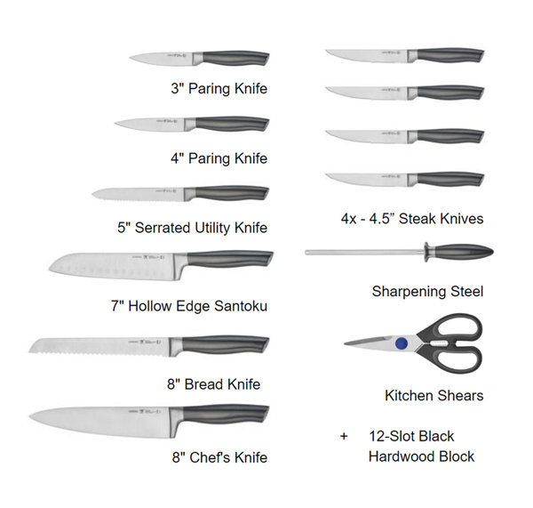 Henckels Graphite 13-Piece Knife Block Set & Reviews