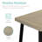  6-Person Indoor Outdoor Patio Rustic Acacia Wood Picnic Dining Table W/ Metal Legs - Taupe