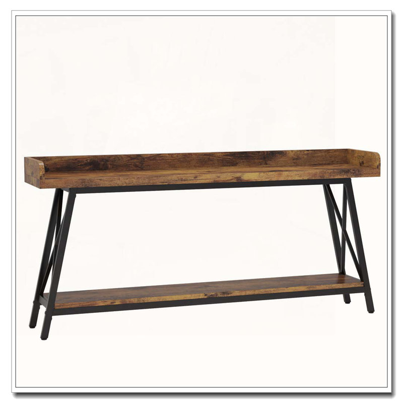 Industrial Console Table with Extra Long Versatile Design