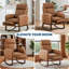 Faux Leather Rocking Chair